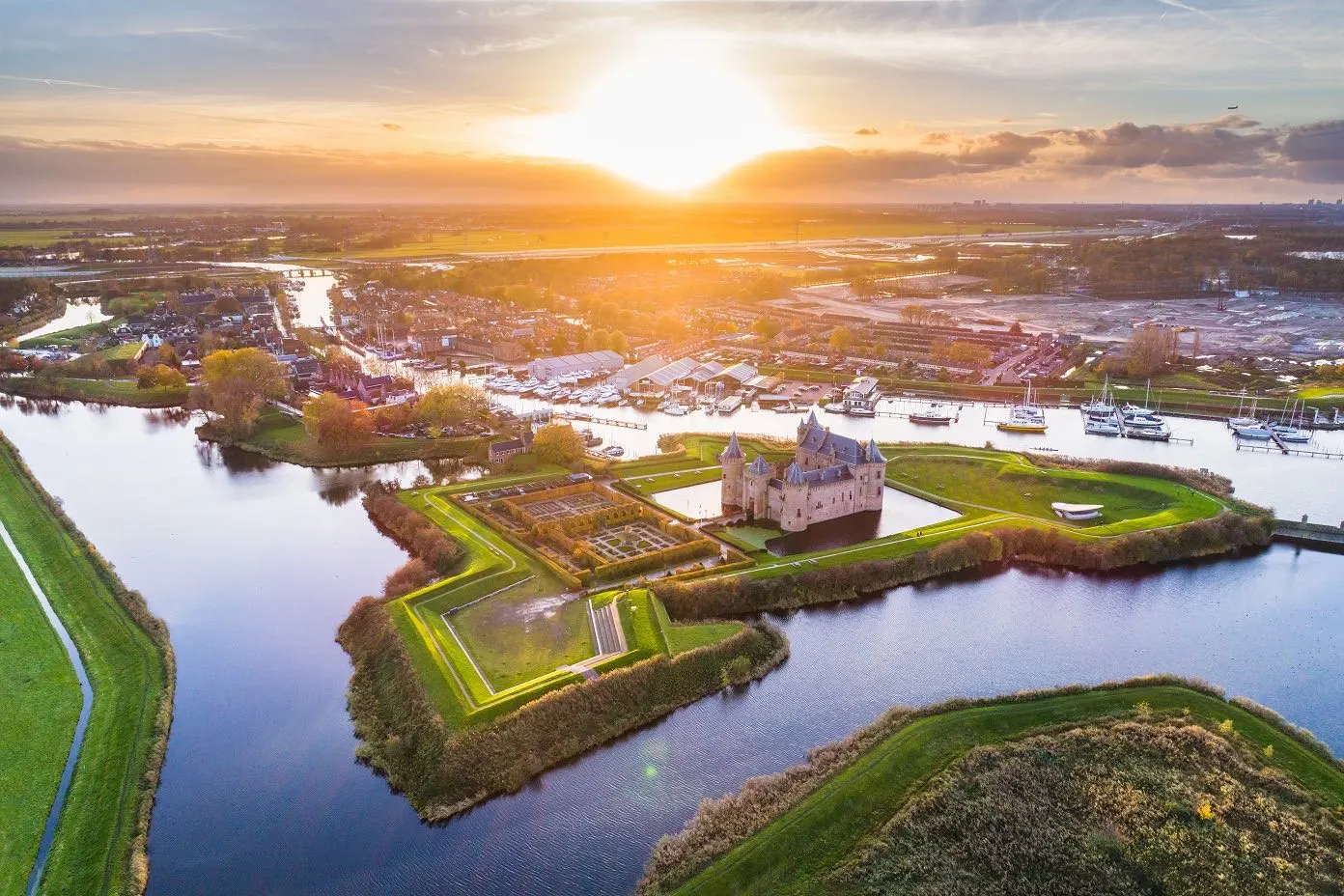 Helicopter flight Hilversum